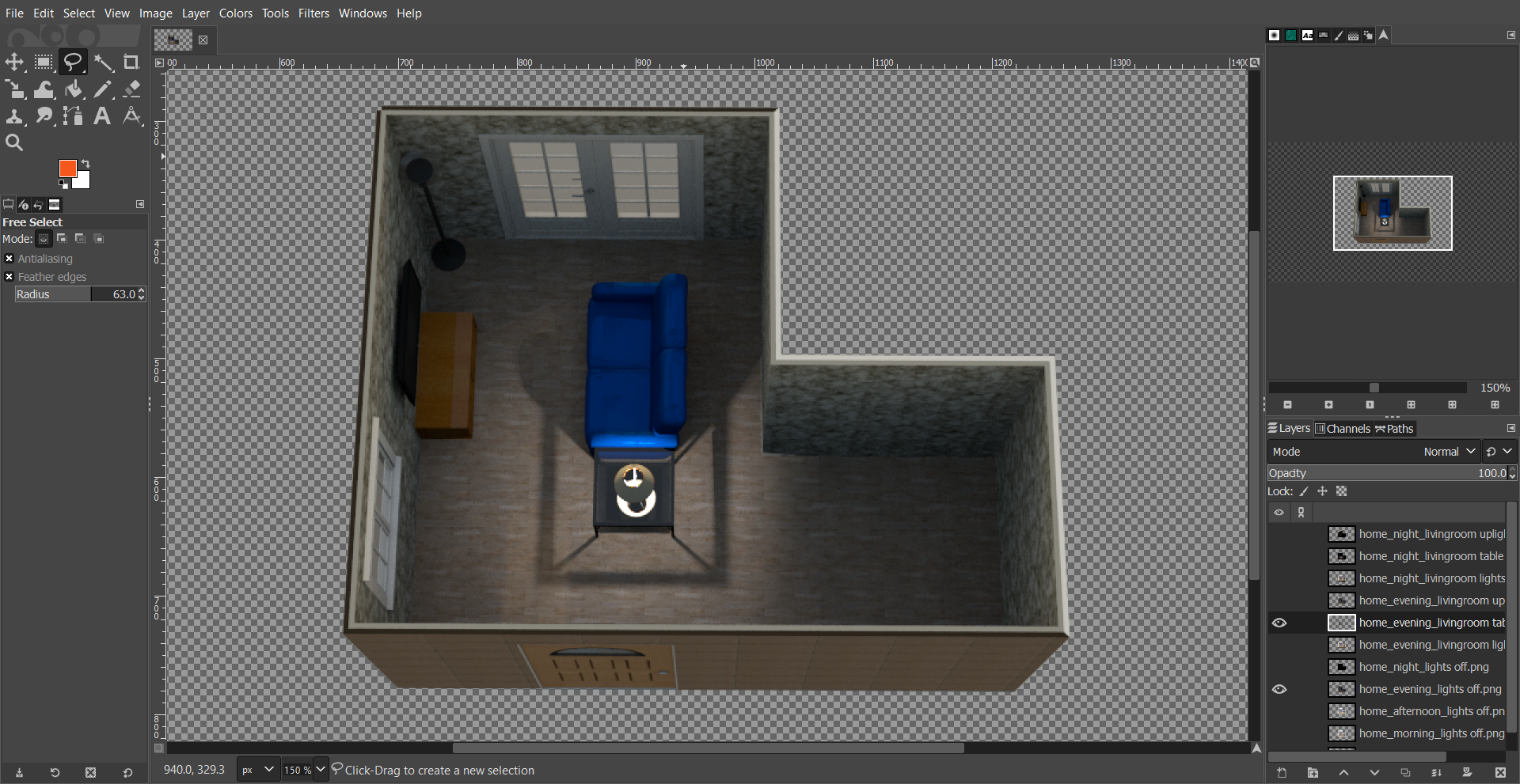 Home Assistant Automations GIMP Sweet Home 3D - all you need for an actionable home layout