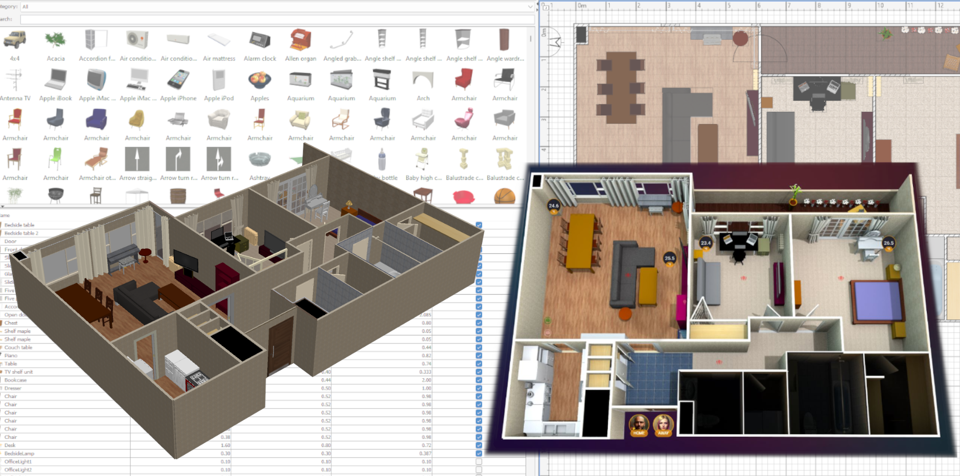 Home Assistant Floorplan for Automations and Remote Smart Home Operation