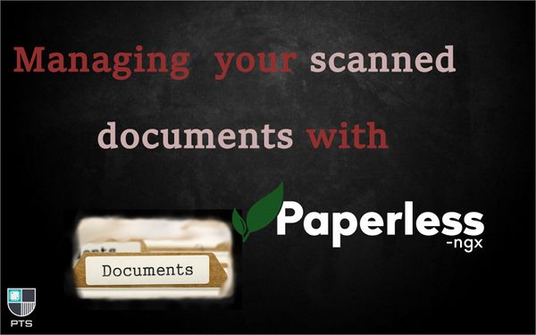 Scanning documents and managing them has never been easier - docker container installation